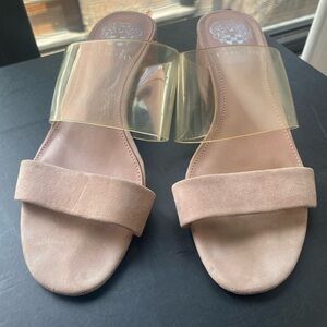 VINCE CAMUTO Suede Slide Sandals